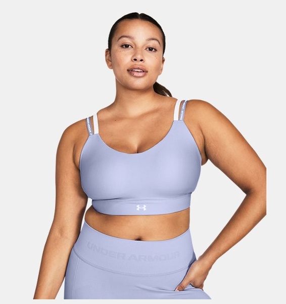 Lila Kadın UA Infinity 2.0 Mid Rib Spor Sütyeni