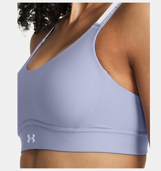Lila Kadın UA Infinity 2.0 Mid Rib Spor Sütyeni