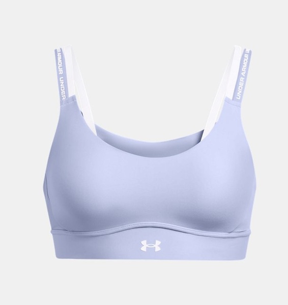 Lila Kadın UA Infinity 2.0 Mid Rib Spor Sütyeni