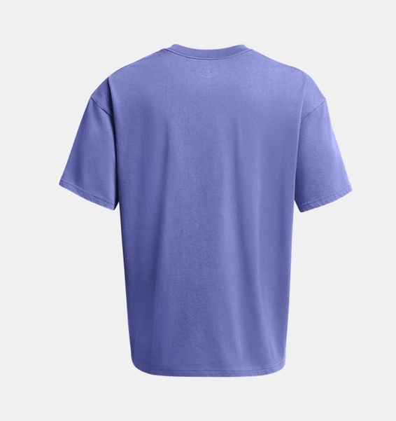 Mor Erkek UA Heavyweight Oversized Kısa Kollu T-shirt