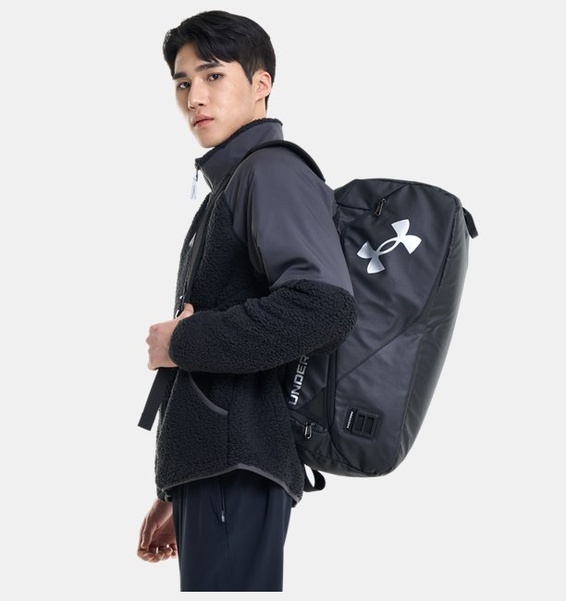 Siyah Unisex UA Contain Duo Small Silindir Çanta