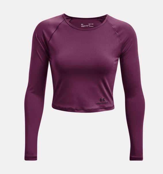Mor Kadın UA RUSH™ Energy Crop Uzun Kollu T-shirt