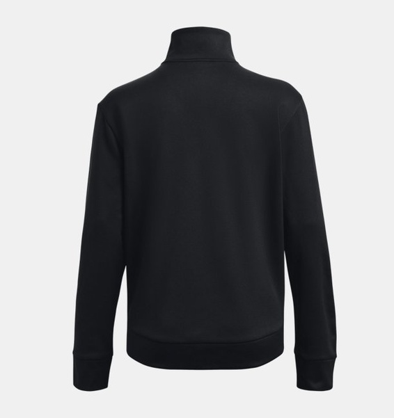 Siyah Kadın Armour Fleece® ¼ Fermuarlı Sweatshirt
