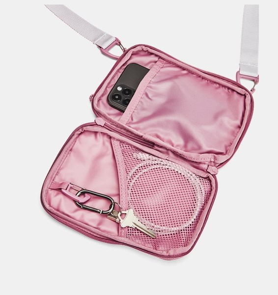 Pembe Unisex UA Loudon Küçük Çapraz Çanta