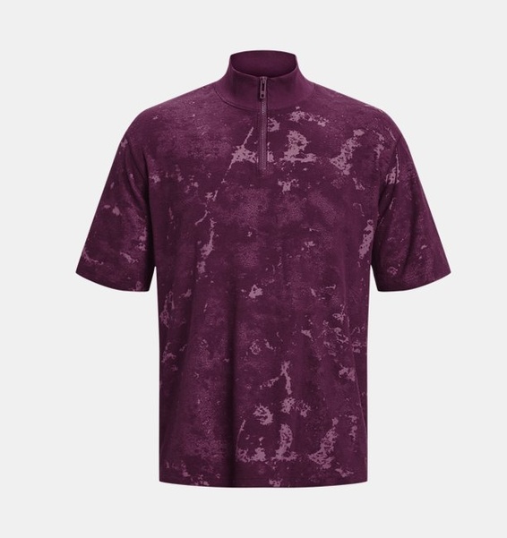 Mor Erkek UA Journey Terry ¼ Fermuarlı Sweatshirt