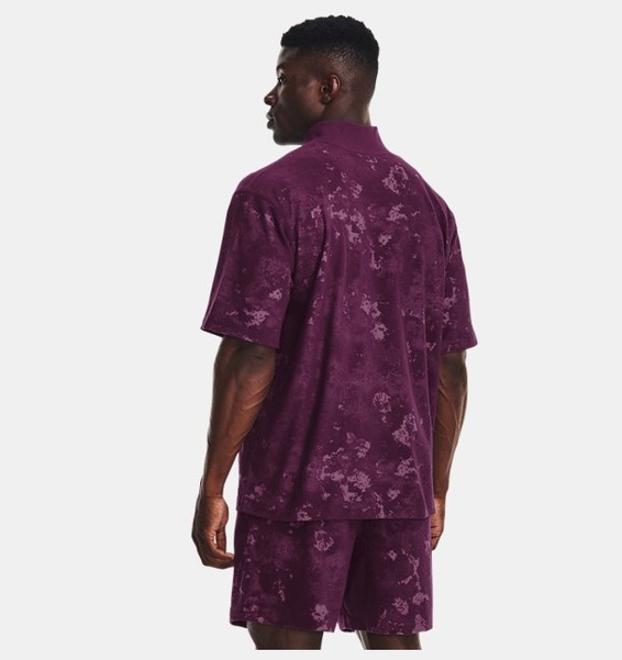 Mor Erkek UA Journey Terry ¼ Fermuarlı Sweatshirt