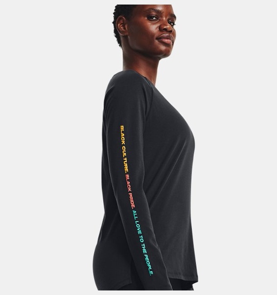 Siyah Kadın UA Black History Month Uzun Kollu T-shirt