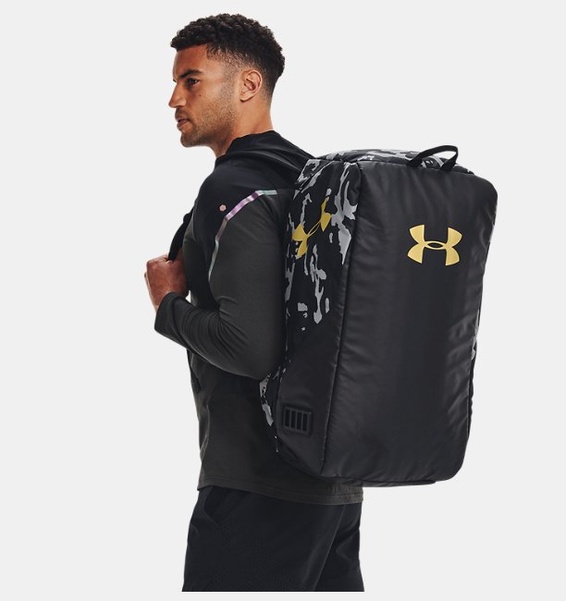 Siyah Unisex UA Contain Duo Medium Silindir Çanta