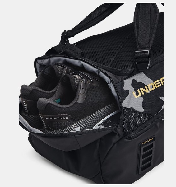 Siyah Unisex UA Contain Duo Medium Silindir Çanta