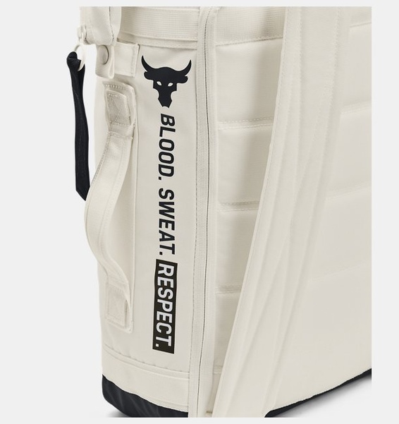 Beyaz Unisex Project Rock Box Duffle Sırt Çantası