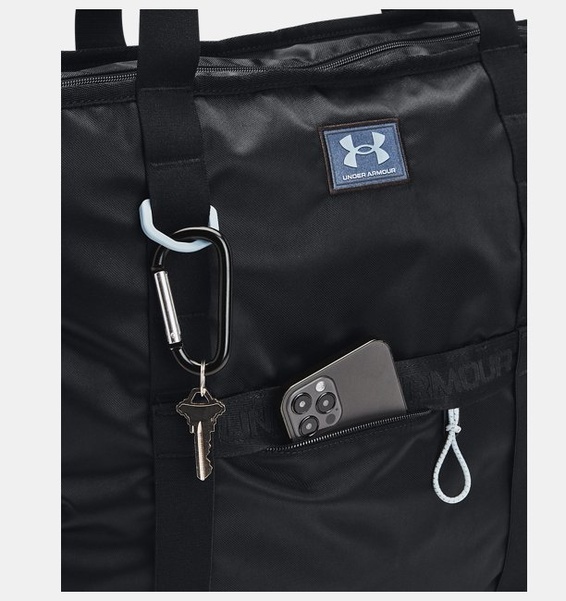 Siyah Kadın UA Essentials Tote Sırt Çantası