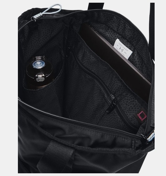 Siyah Kadın UA Essentials Tote Sırt Çantası