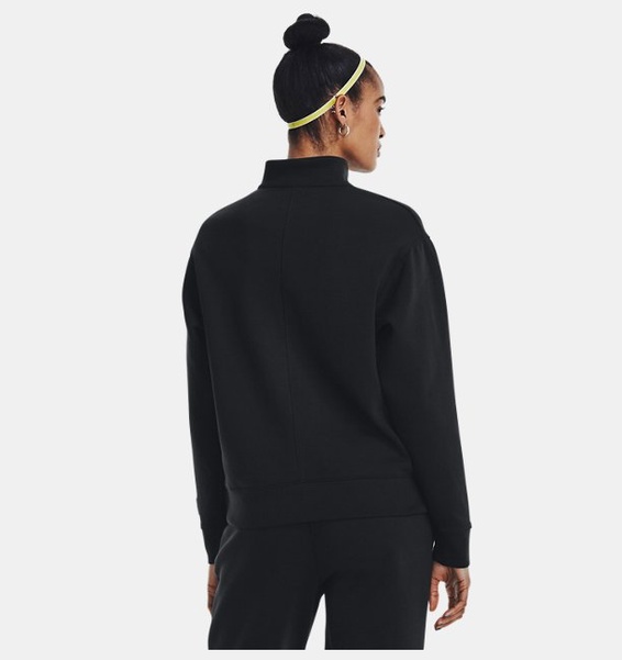 Siyah Unisex UA Summit Örgü ½ Fermuarlı Sweatshirt