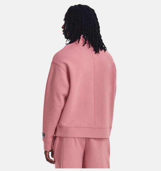 Pembe Unisex UA Summit Örgü ½ Fermuarlı Sweatshirt