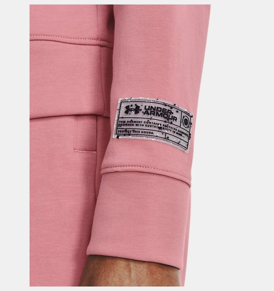 Pembe Unisex UA Summit Örgü ½ Fermuarlı Sweatshirt