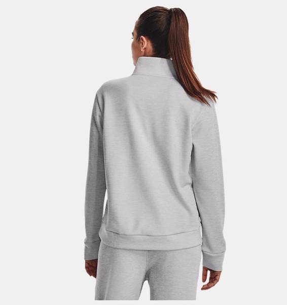 Gri Kadın Armour Fleece® ¼ Fermuarlı Sweatshirt