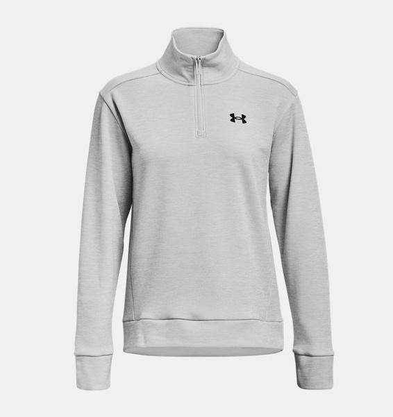 Gri Kadın Armour Fleece® ¼ Fermuarlı Sweatshirt