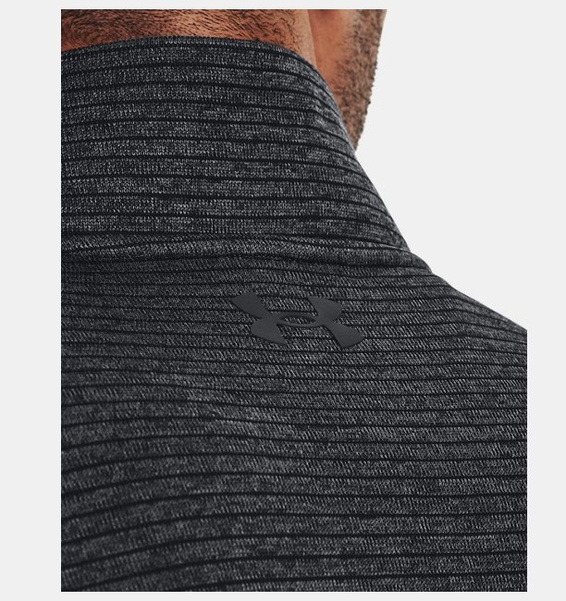 Siyah Erkek UA Storm SweaterFleece ¼ Fermuarlı Sweatshirt