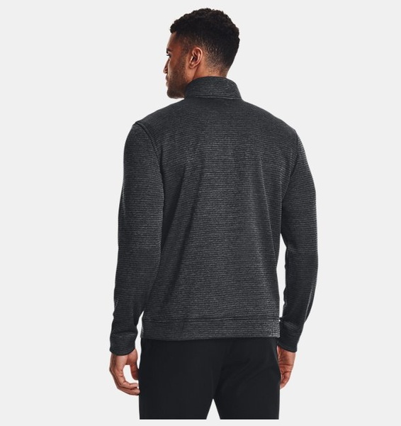 Siyah Erkek UA Storm SweaterFleece ¼ Fermuarlı Sweatshirt