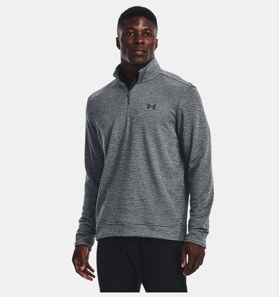 Gri Erkek UA Storm SweaterFleece ¼ Fermuarlı Sweatshirt
