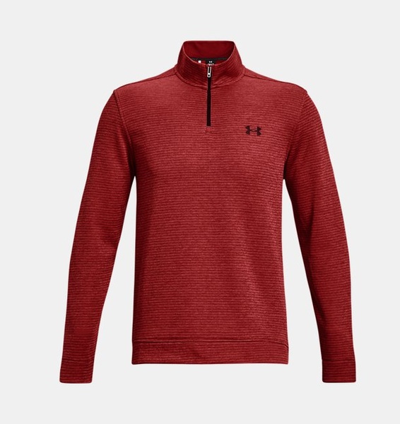 Kırmızı Erkek UA Storm SweaterFleece ¼ Fermuarlı Sweatshirt