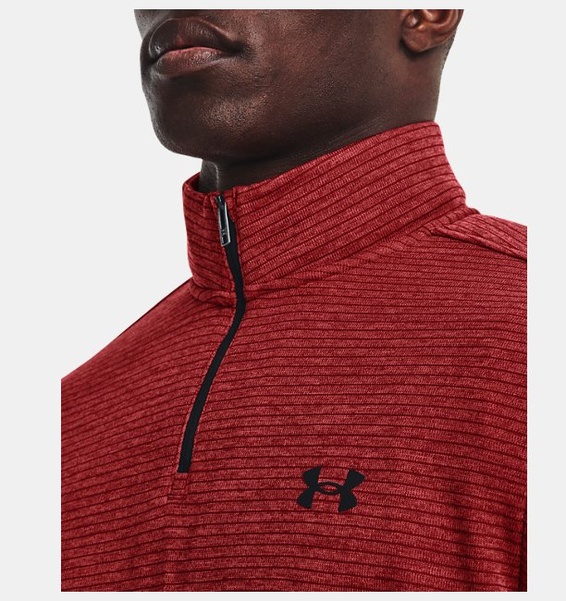 Kırmızı Erkek UA Storm SweaterFleece ¼ Fermuarlı Sweatshirt