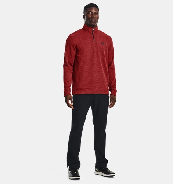 Kırmızı Erkek UA Storm SweaterFleece ¼ Fermuarlı Sweatshirt