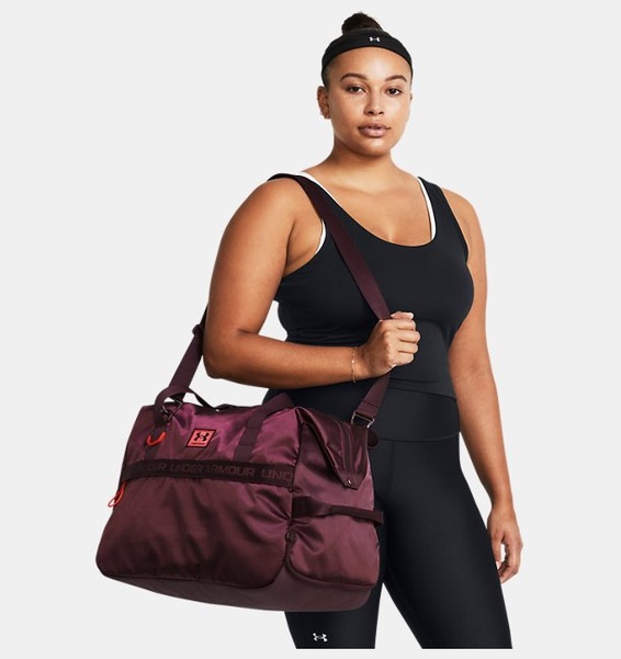 Bordo Kadın UA Studio Spor Çanta