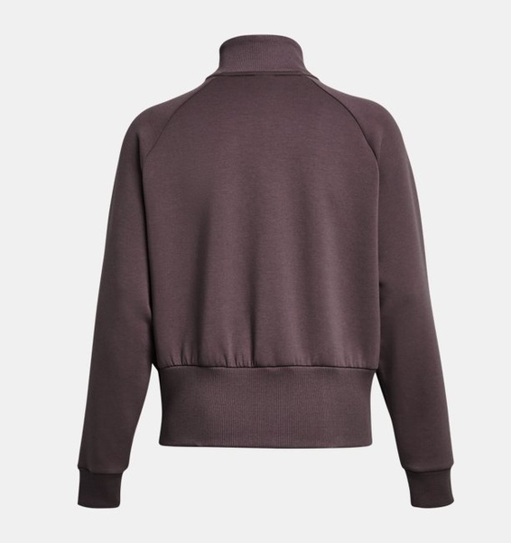 Gri Kadın UA Unstoppable Fleece Tam Boy Fermuarlı Sweatshirt