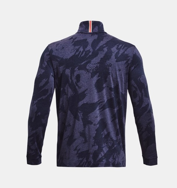 Lacivert Erkek UA Playoff Jacquard ¼ Fermuarlı Sweatshirt