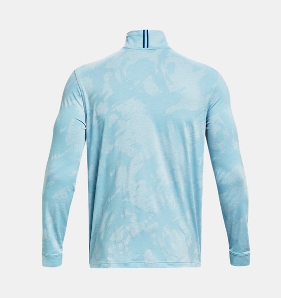 Mavi Erkek UA Playoff Jacquard ¼ Fermuarlı Sweatshirt