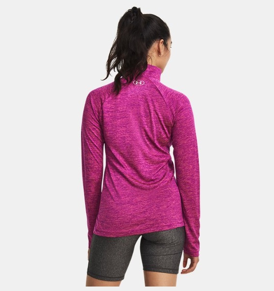 Mor Kadın UA Tech™ Twist ½ Boy Fermuarlı Sweatshirt