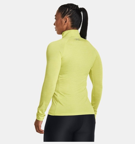 Sarı Kadın UA Tech™ Twist ½ Boy Fermuarlı Sweatshirt