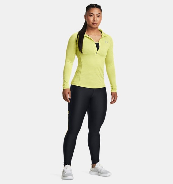 Sarı Kadın UA Tech™ Twist ½ Boy Fermuarlı Sweatshirt