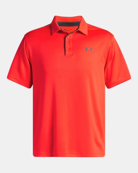 Kırmızı Erkek UA Tech Polo T-shirt