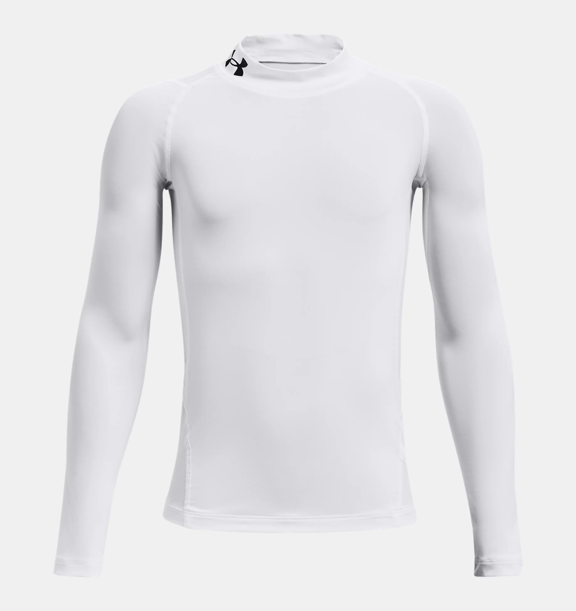 Çocuk UA HG Armour Mock Uzun Kollu T-shirt Beyaz