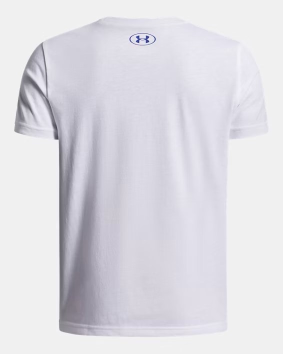 Beyaz Çocuk UA Boxed Sports Update Kısa Kollu T-shirt