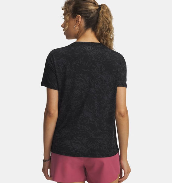 Siyah Kadın UA Vanish Energy Kısa Kollu 2.0 Print T-Shirt
