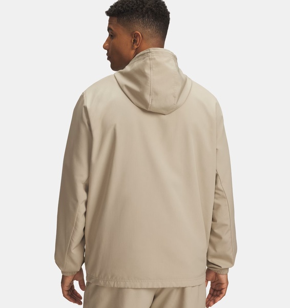 Kahverengi Erkek UA Rival Woven Rüzgarlık