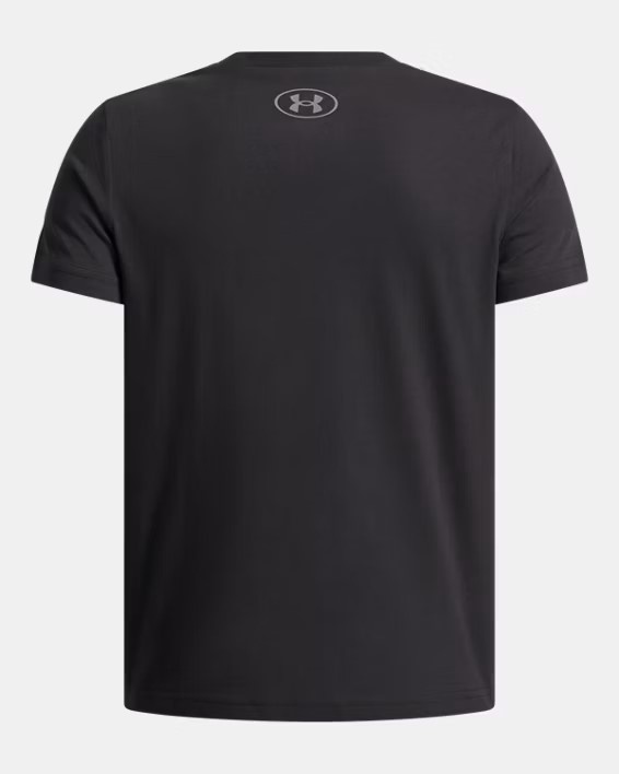 Siyah Erkek Çocuk UA GL Foundation Kısa Kollu T-Shirt