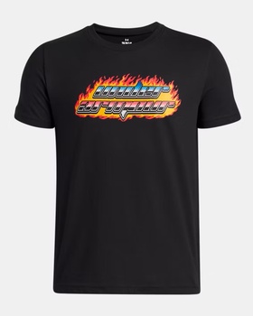 Erkek Çocuk UA Flame Kısa Kollu T-Shirt