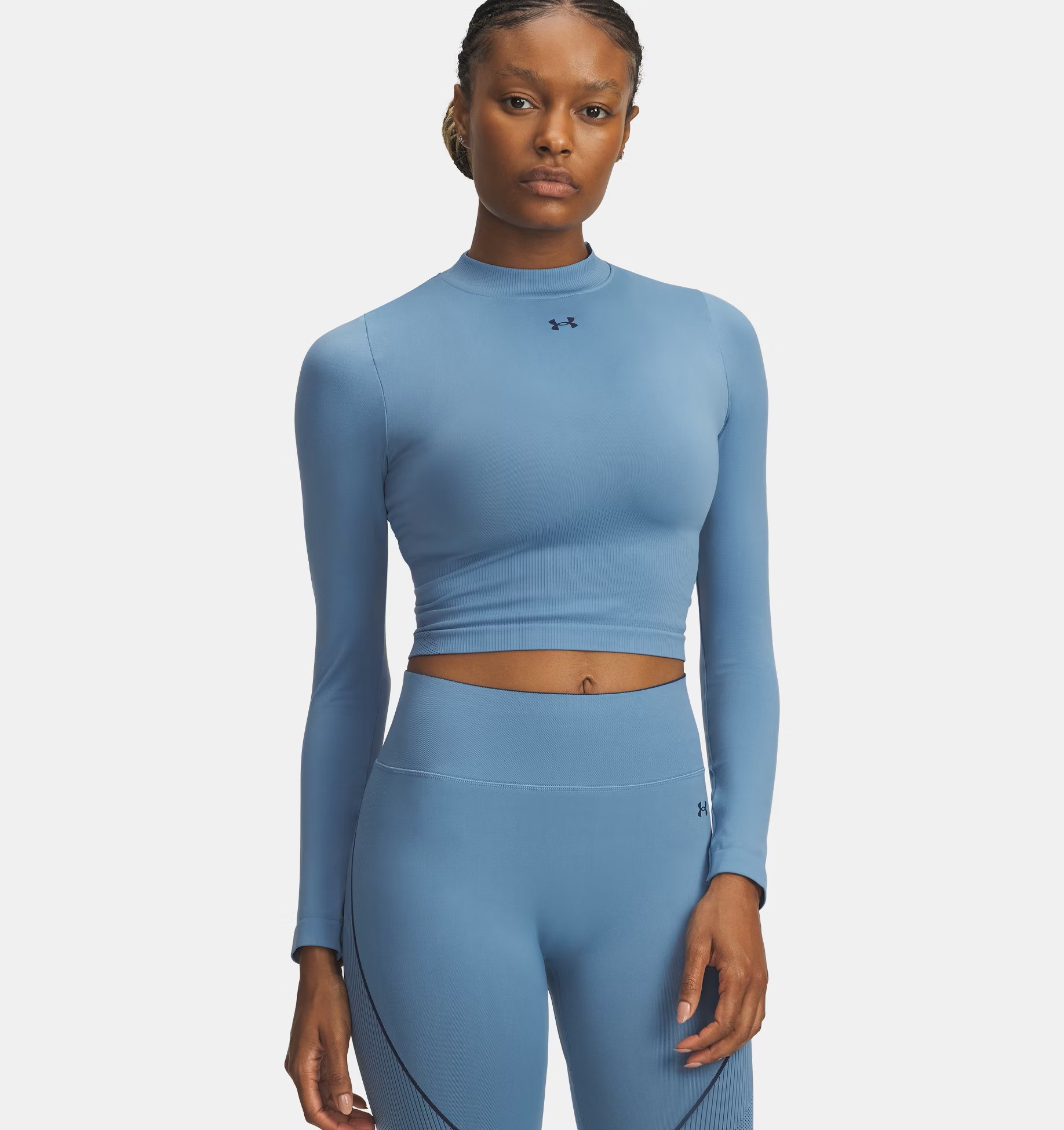 Kadın UA Vanish Seamless Uzun Kollu T-Shirt Mavi