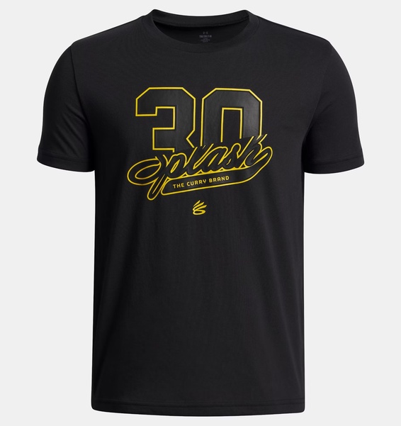 Siyah Erkek Çocuk UA Curry Splash Tee T-Shirt