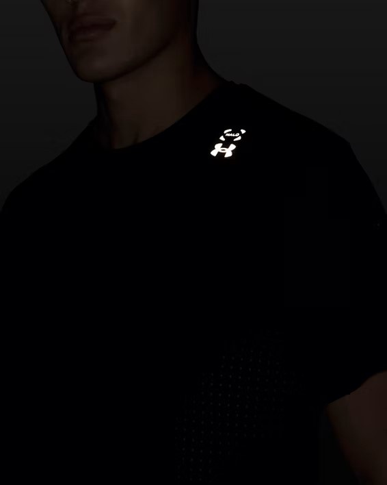 Siyah Erkek UA Halo Vent Kısa Kollu T-Shirt