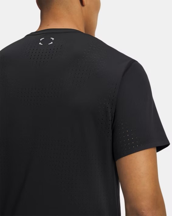Siyah Erkek UA Halo Vent Kısa Kollu T-Shirt