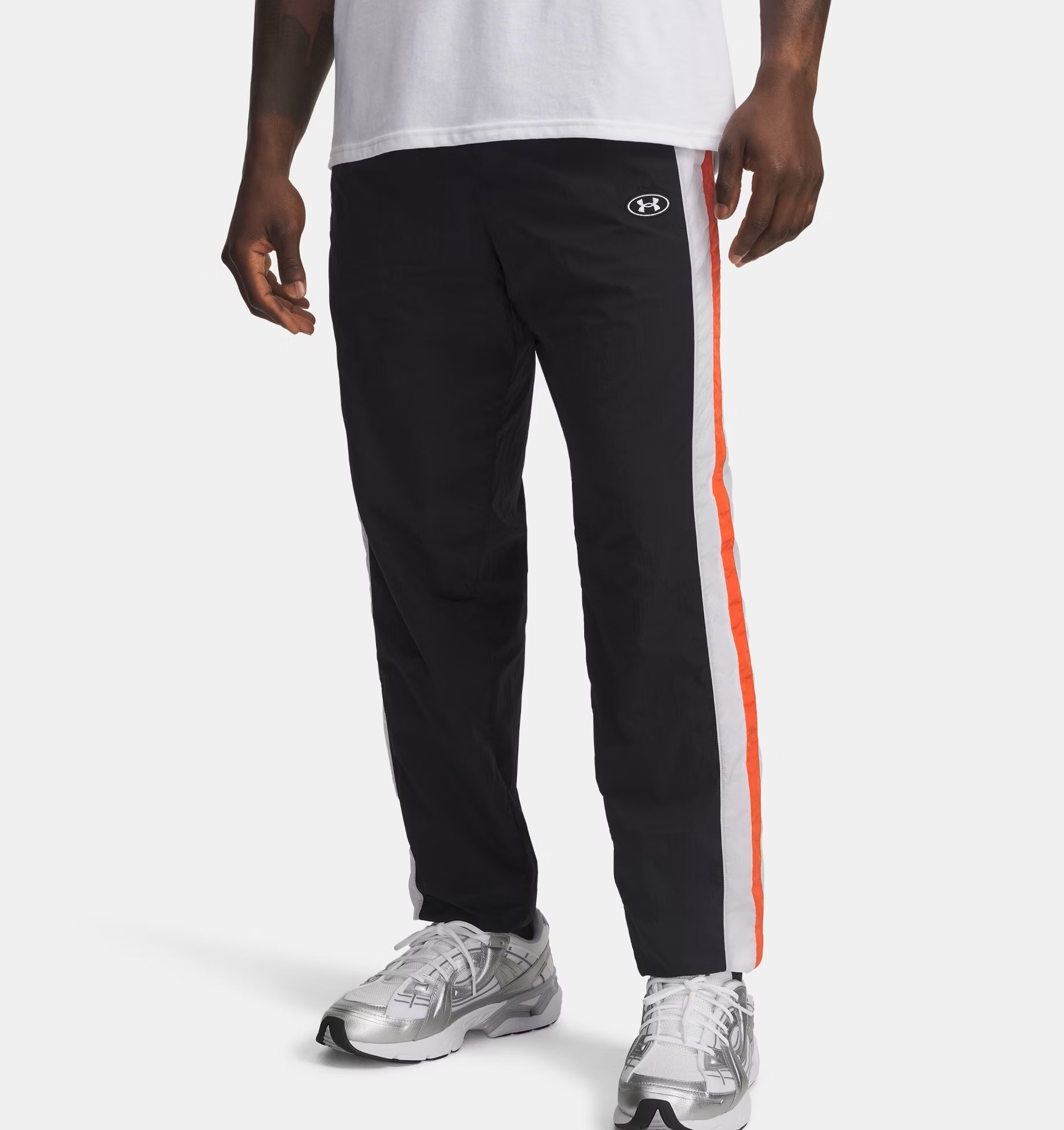 Erkek UA Icon Woven Track Eşofman Altı Siyah