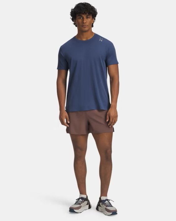 Mavi Erkek UA Halo Vent Kısa Kollu T-Shirt