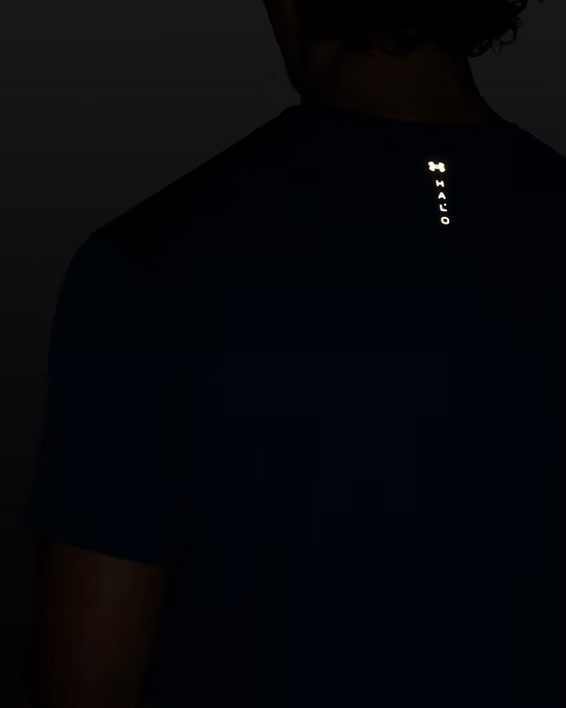 Mavi Erkek UA Halo Vent Kısa Kollu T-Shirt