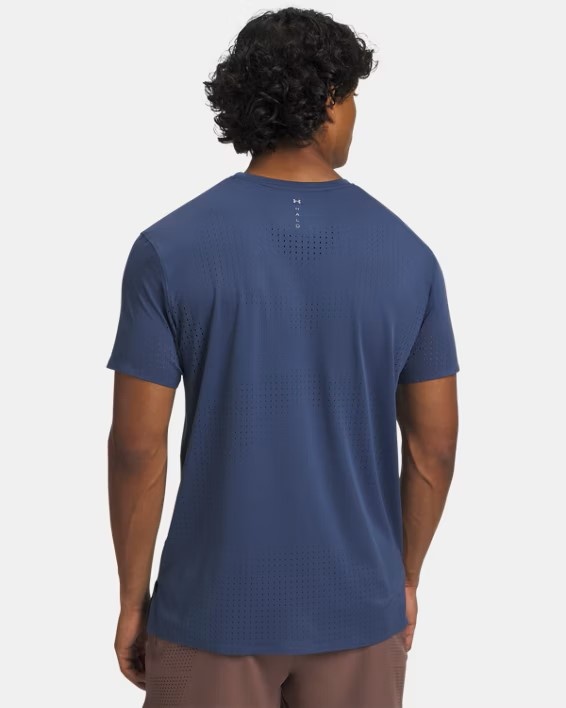 Mavi Erkek UA Halo Vent Kısa Kollu T-Shirt