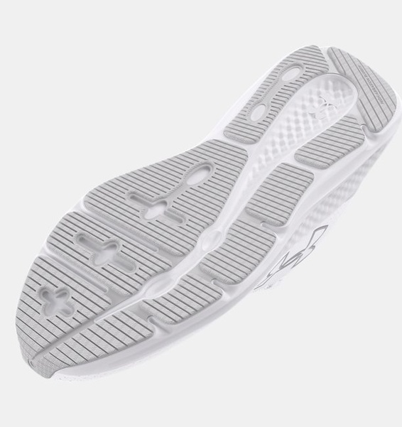 Beyaz Kadın UA Charged Pursuit 3 Big Logo Koşu Ayakkabısı